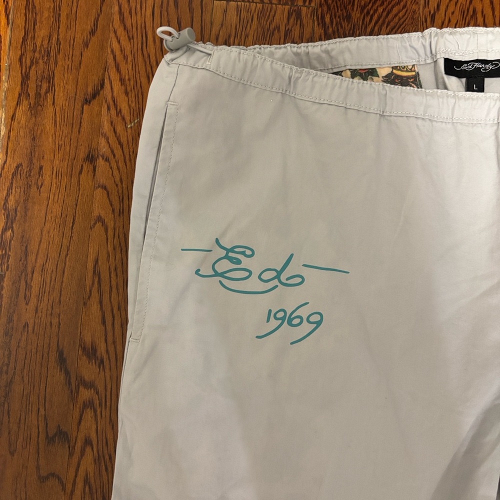Ed Hardy 1969 Cargo Parachute Pants – Y2K Streetwear – Size L – NWT - Picture 9 of 10